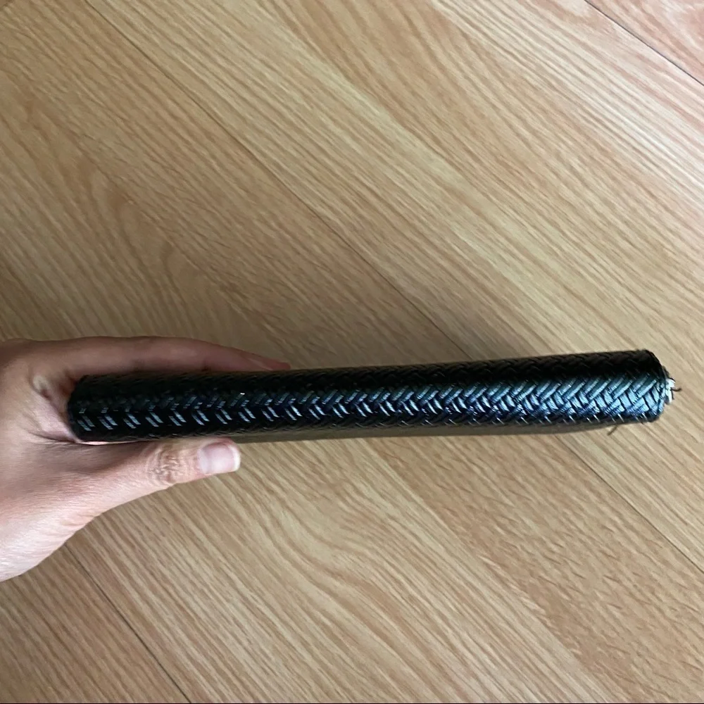 Black Faux Leather Zipper Continental Wallet